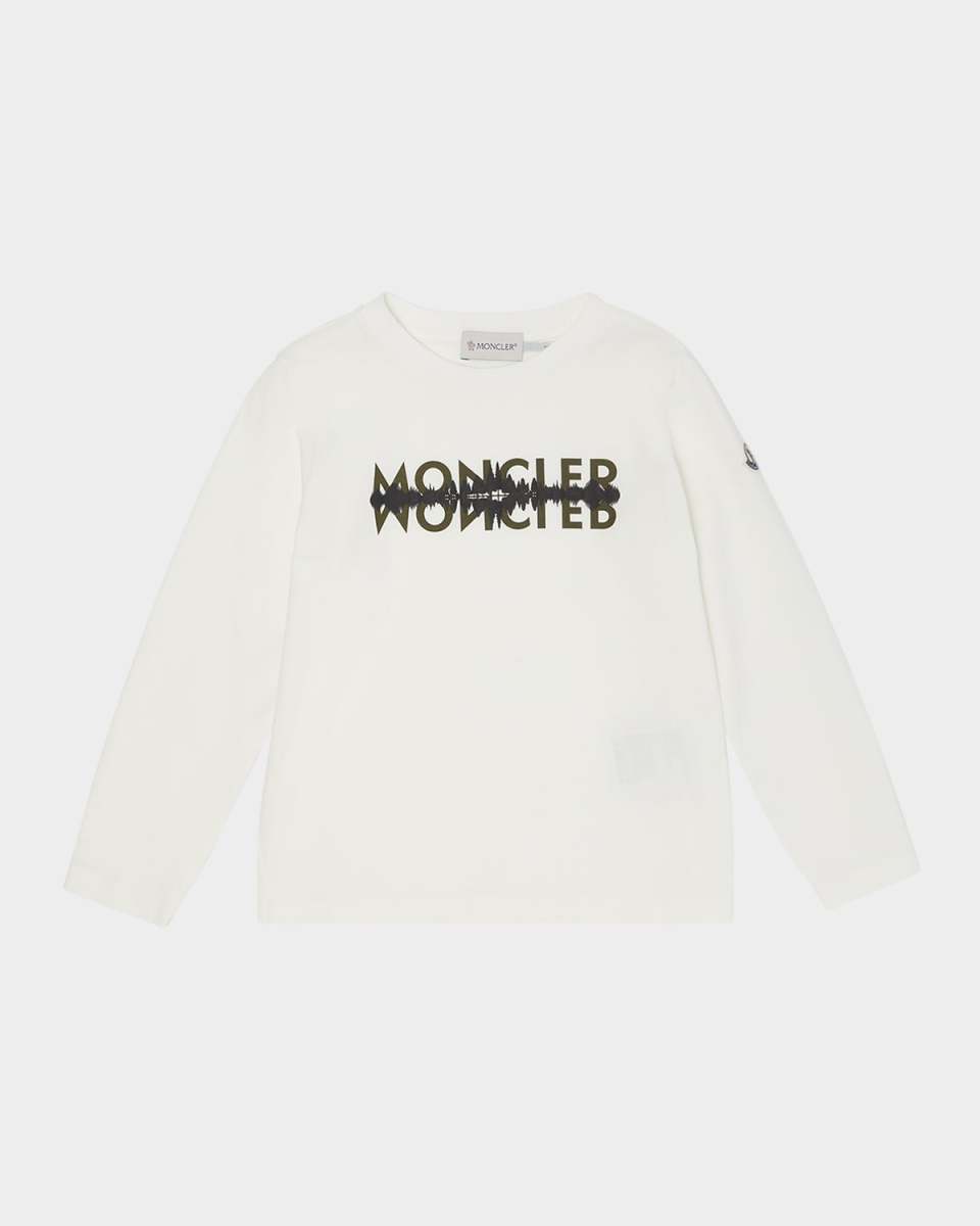 Boy's Logo Graphic-Print Long-Sleeve T-Shirt, Size 4-6